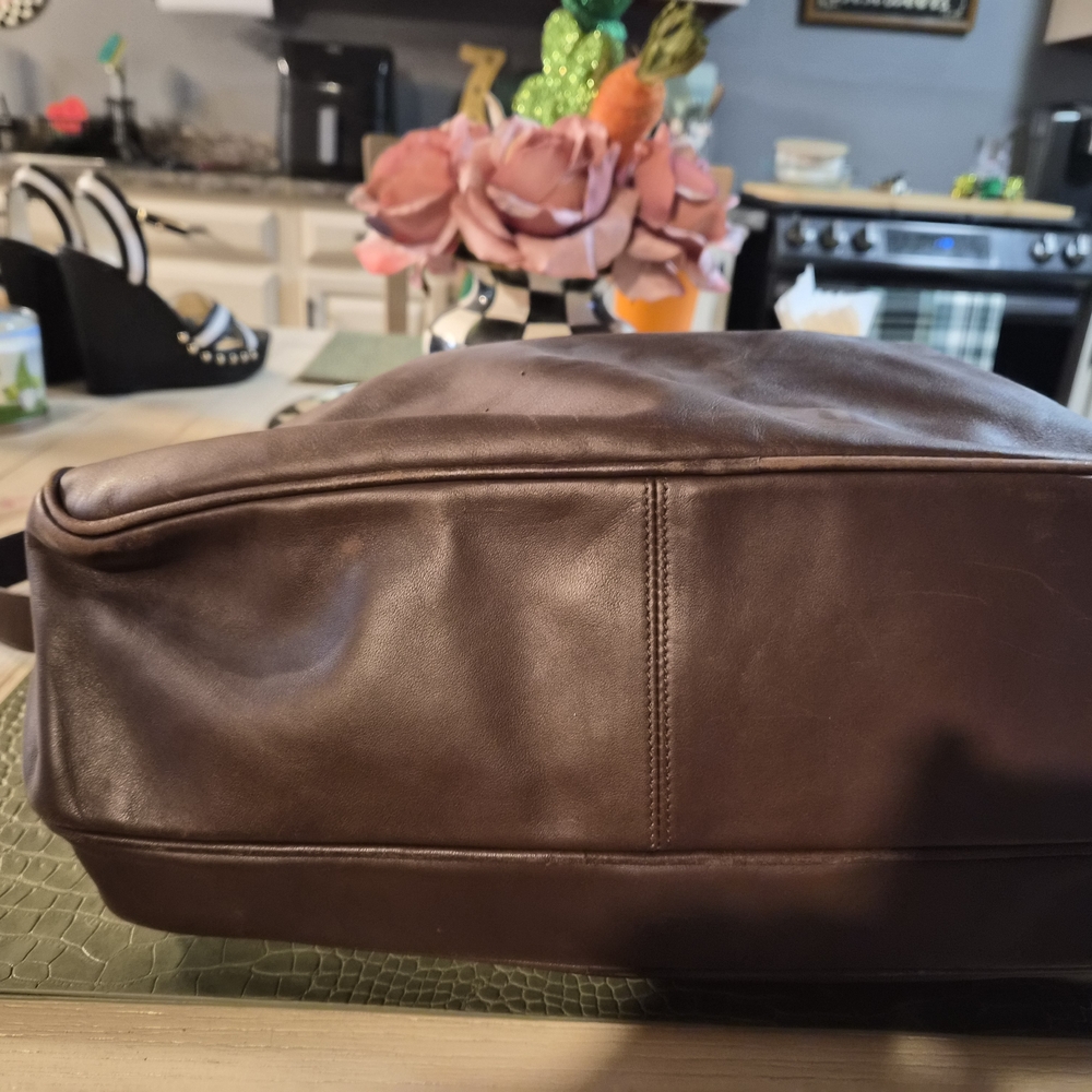 Coach Brown Leather Travel Bag - Picture 4 of 13